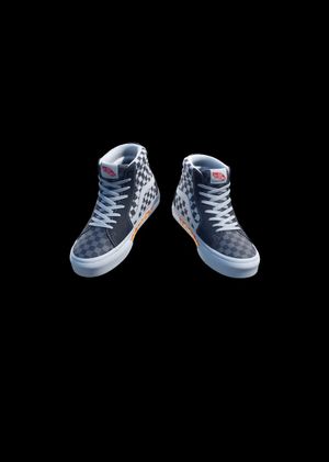 Fortnite - Vans Customs Sk8-Hi 'Multi-Checkerboard/Flame' Shoes (DLC) Epic Games Key GLOBAL