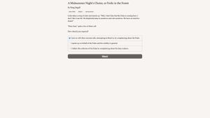 A Midsummer Night's Choice