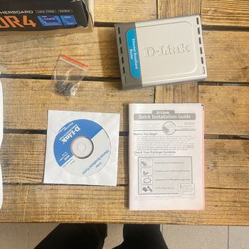 D-Link DI-604 Marsrutizatorius 2023 Modemas 1GBs interneto deze