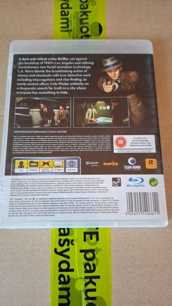 L.A. Noire PlayStation 3 for sale