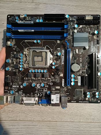 Redeem MSI B75MA-P45 Intel B75 Micro ATX DDR3 LGA1155 1 x PCI-E x16 Slots Motherboard