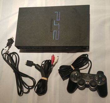 Playstation 2, Black, 8MB