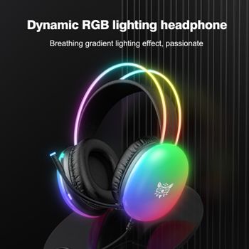 Onikuma X25 RGB gaming headphones (žaidimų ausinės) for sale