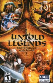 Untold Legends: Brotherhood of the Blade PSP for sale