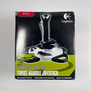 Logitech Extreme 3D Pro Joystick Flight Simulator Controller - Silver / Black