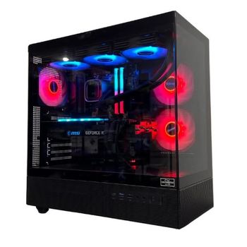 Galingas Juodas Kompiuteris su RTX 3080 Ti ir Ryzen 5 9600x