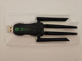 2VNT AX900 WiFi USB Adapteris su WiFi 6 ir Bluetooth 5.4