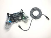 Deltaco Gaming GAM-169-T Transparent Wireless Controller PS4, PC, Android, iOS
