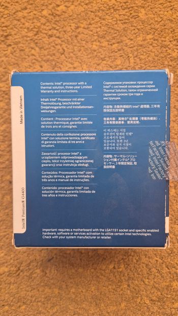 Get Intel Pentium G4400 3.3 GHz LGA1151 Dual-Core CPU