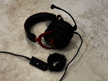 HyperX Cloud 2 + 7.1 Surround Sound Card Gaming Headphones Ausinės