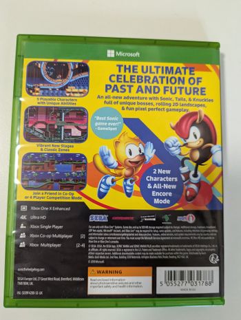 Sonic Mania Plus Xbox One