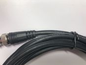 Coaxial RG59 Cable Assembly, BNC Plug to BNC Plug, 75 ohm, 16.4 ft, 5 m, Black