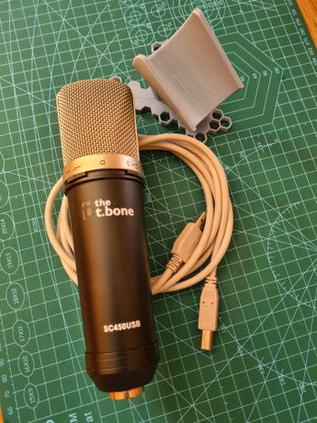 the t.bone SC 450 USB mikrofonas