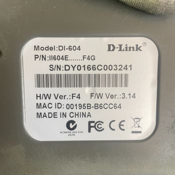 Buy D-Link DI-604 Marsrutizatorius 2023 Modemas 1GBs interneto deze