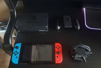 Nintendo Switch V1, 32GB, Neon Red & Blue for sale