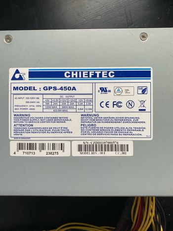 Chieftec 450w