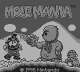 Mole Mania (1996) Game Boy