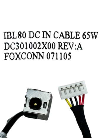 HP Compaq Precario C700 C740EM Laptop 5-pin Power Jack Cable DC301002X00