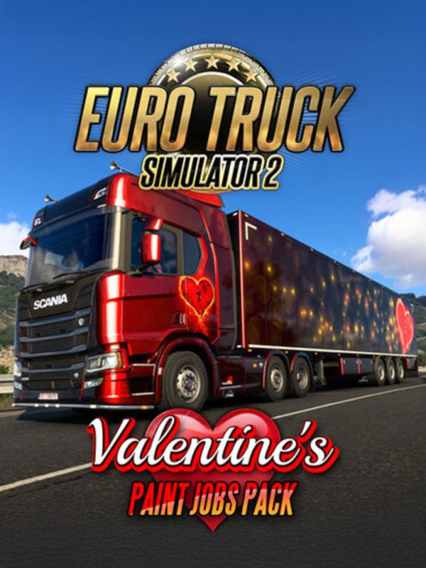 The ETS2 Valentines Paint Pack is free on macOS