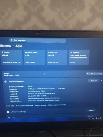 Lenovo Ideapad Gaming 3i 15 Intel i5-10300H Intel GeForce GTX 1650 GDDR6 / 32GB DDR4 / 1024GB NVME / 45 Wh / 802.11 ax / Onyx black