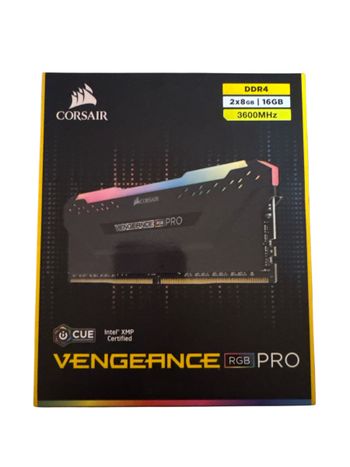 Corsair Vengeance RGB Pro 16 GB (2 x 8 GB) DDR4-3600 Black PC RAM