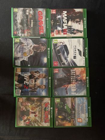  Xbox One žaidimų rinkinys (8 vnt.) – Veiksmas, Sportas, Lenktynės, Simuliacija!
