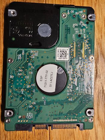 Redeem Mires Wd black WD7500BPKX 750 GB kietasis diskas dalims