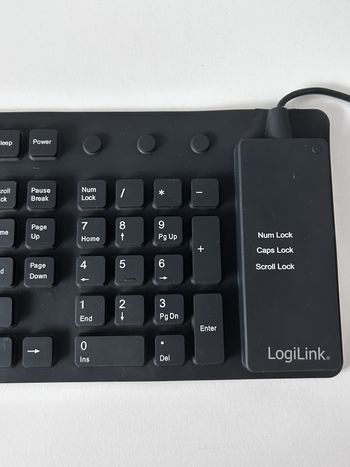 Logilink Lanksti Vandeniui Atspari USB Klaviatūra 