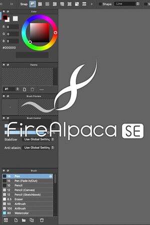 FireAlpaca SE Steam Key (PC) GLOBAL