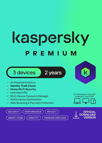 Kaspersky Premium (2 Years / 3 Devices) Key EUROPE