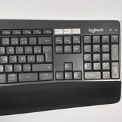 Logitech K850 Wireless Bluetooth Keyboard PC Mac Chrome Unifying Receiver Black