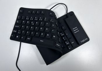 Logilink Lanksti Vandeniui Atspari USB Klaviatūra 