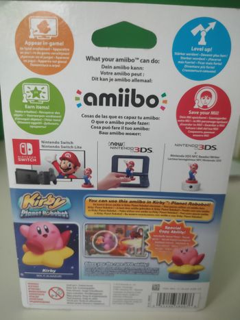 Kirby amiibo nuevo a estrenar
