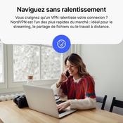 NordVPN Basique - 2 Ans - 10 Appareils (PC/MAC/Mobile) Logiciel VPN Premium - FRANCE