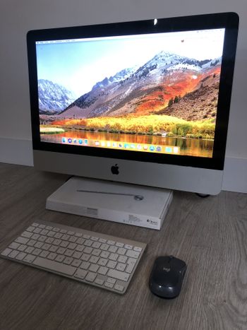 imac 21.5 ´´ i3 12gb ram ssd250gb ratón y teclado