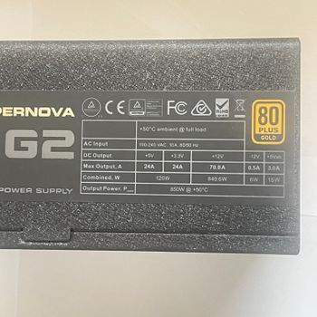 EVGA SUPERNOVA 850 G2 750W 80 Plus gold Black Cables Modular PSU maitinimo blokas PC Power supply maitekas maitblokis
