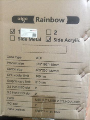 DIYPC Rainbow-Flash-R1 ATX Mid Tower Black PC Case