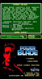 Power Blade NES