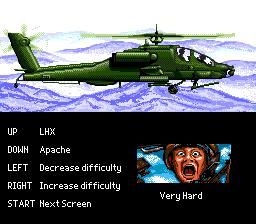 Redeem LHX Attack Chopper SEGA Mega Drive