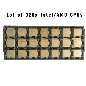 Lot of 328 pcs Desktop CPU Processors Intel LGA 1200, 1151, 1150, 1156, 1155, AM3 procesorius cpu