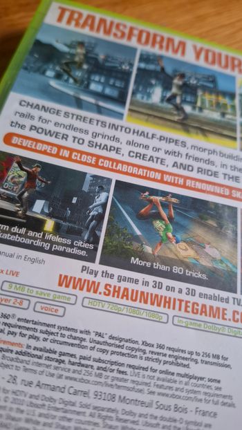 Buy Shaun White Skateboarding Xbox 360