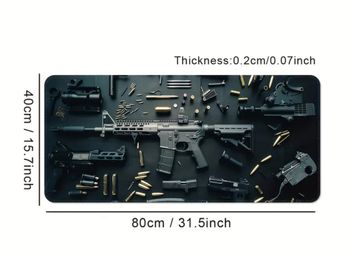 Klaviatūros ir pelės kilimėlis “ginklas”