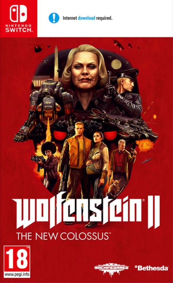 Wolfenstein 2 The New Colossus (cut) (Germany version) (Nintendo Switch) eShop Key EUROPE