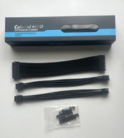 ColorfulMod NAUJI Juodi PSU MAITBLOKIO LAIDAI CABLE EXTENSIONS for sale