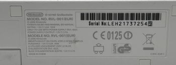 Nintendo Wii RVL-001 Žaidimų Konsolės Pilnas Baltas Rinkinys