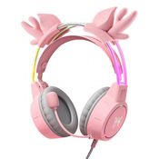 Buy  Onikuma X15 Pro Pink Deer Horns gaming headphones (žaidimų ausinės)