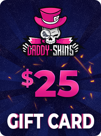 Daddy Skins Wallet Card 25 USD Key GLOBAL