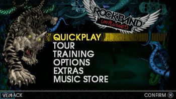 Rock Band Unplugged PSP