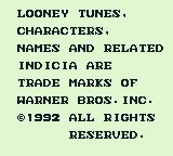 Looney Tunes Game Boy Color