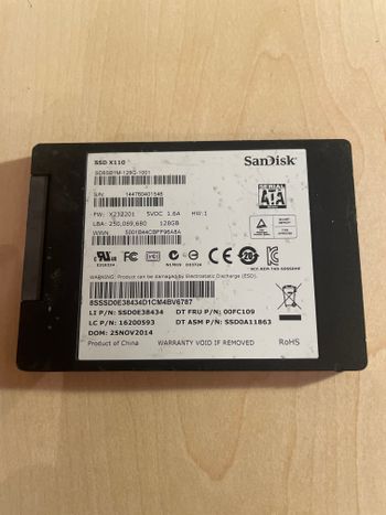sandisk x110 128gb ssd